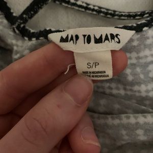 Black and White Patterned Top